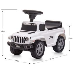 Tolocar Milly Mally Jeep Rubicon Gladiator (White) Thumb