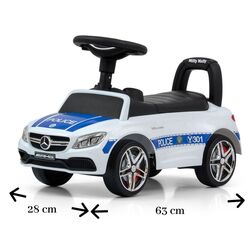 Tolocar Milly Mally Mercedes-AMG C63 Coupe S Police (White/Blue) Thumb
