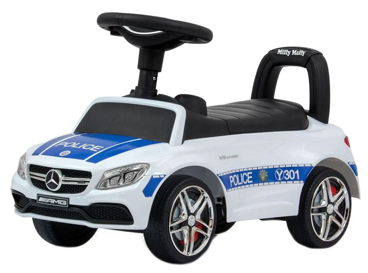 Tolocar Milly Mally Mercedes-AMG C63 Coupe S Police (White/Blue)
