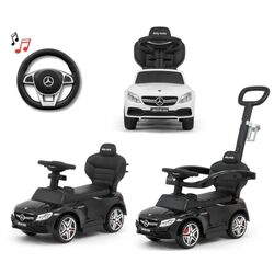 Tolocar Milly Mally Mercedes-AMG C63 Coupe cu mâner (Black) Thumb