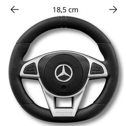 Tolocar Milly Mally Mercedes-AMG C63 Coupe cu mâner (Blue) Thumb