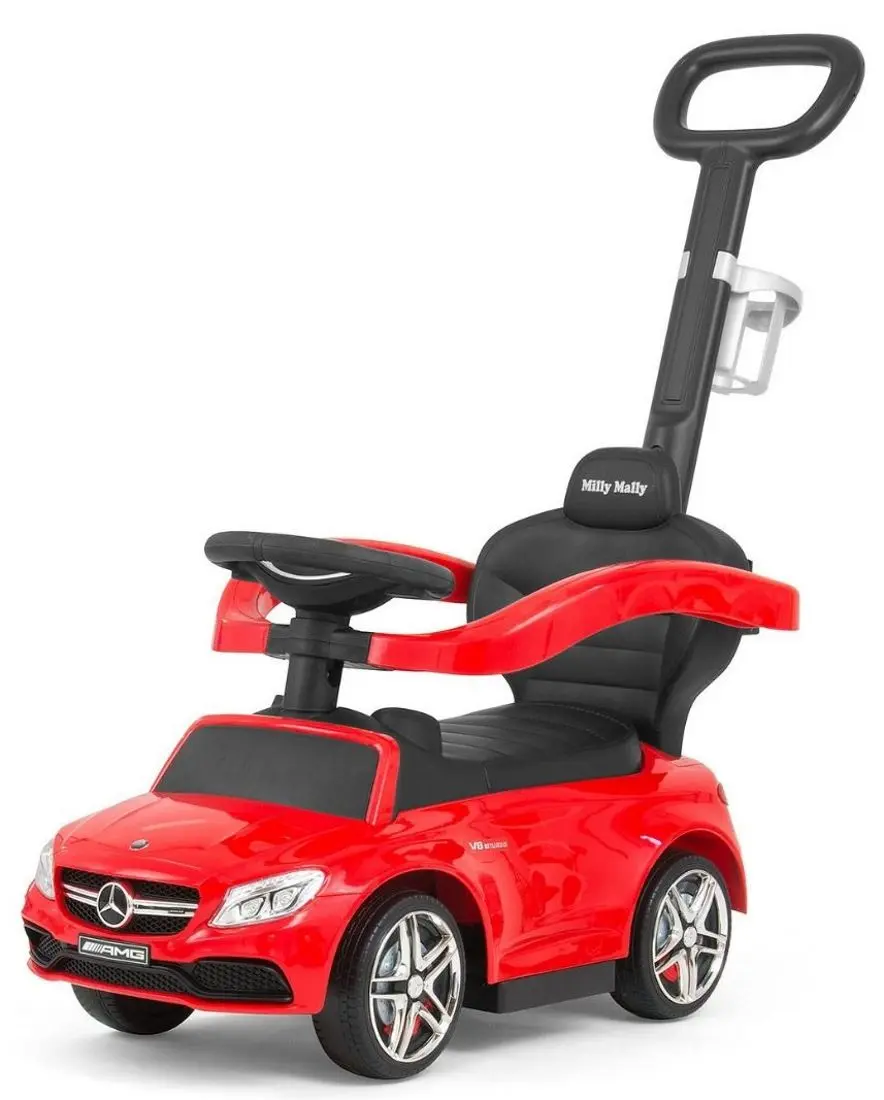 Tolocar Milly Mally Mercedes-AMG C63 Coupe cu mâner (Red)