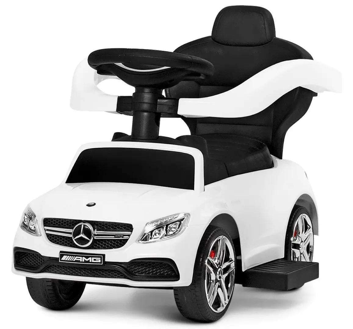 Tolocar Milly Mally Mercedes-AMG C63 Coupe с ручкой (White) - 3