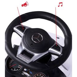 Tolocar Milly Mally Mercedes-AMG C63 Coupe с ручкой (White) Thumb