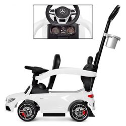 Tolocar Milly Mally Mercedes-AMG C63 Coupe с ручкой (White) Thumb