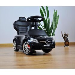 Tolocar Milly Mally Mercedes-AMG C63 Coupe cu mâner (White/Blue) Thumb