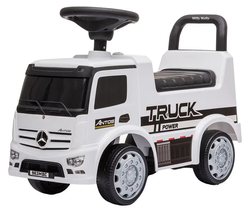 Толокар Milly Mally Mercedes Antos Power Truck (White)