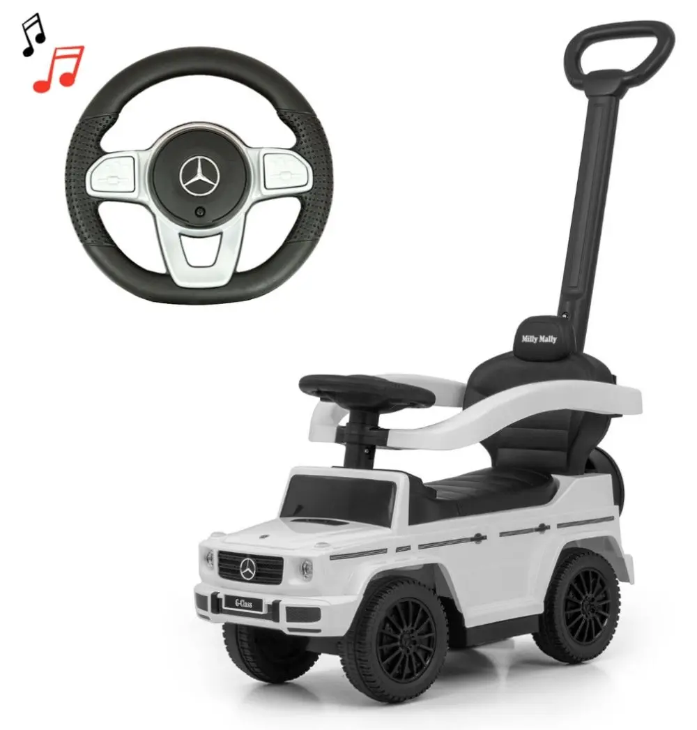 Tolocar Milly Mally Mercedes G350d (White) - 2