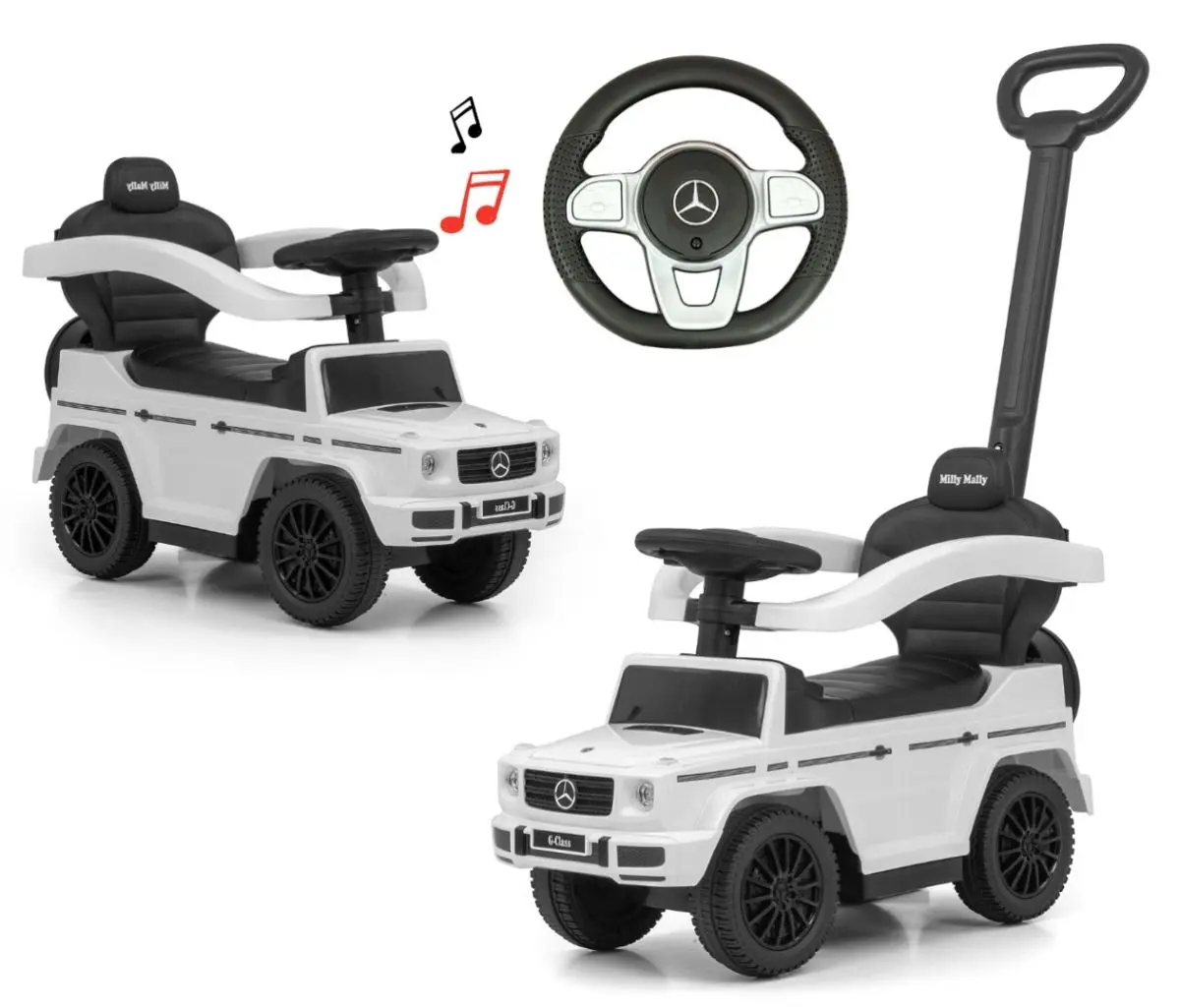 Tolocar Milly Mally Mercedes G350d (White) - 3