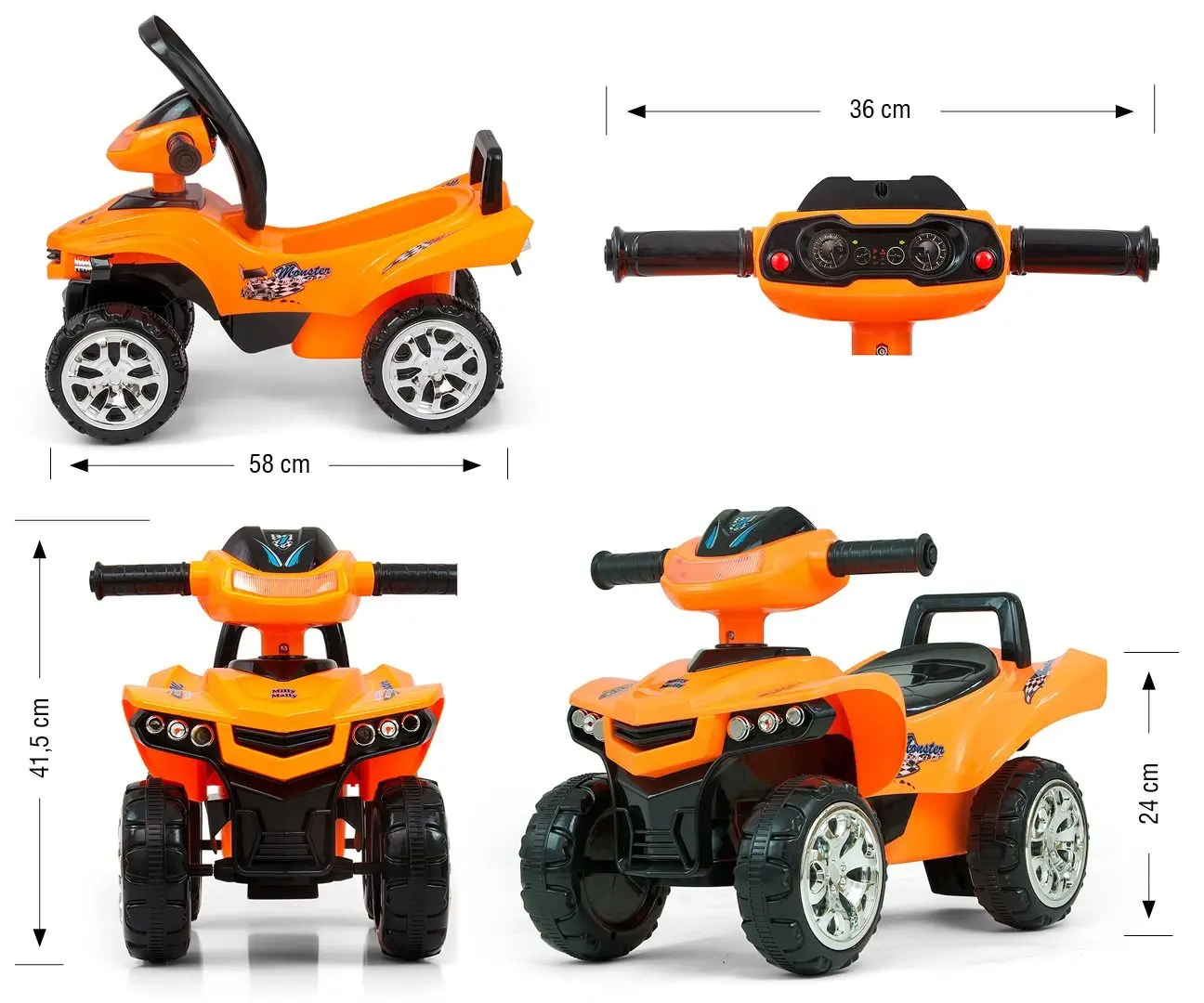 Толокар Milly Mally Monster (Orange) - 6