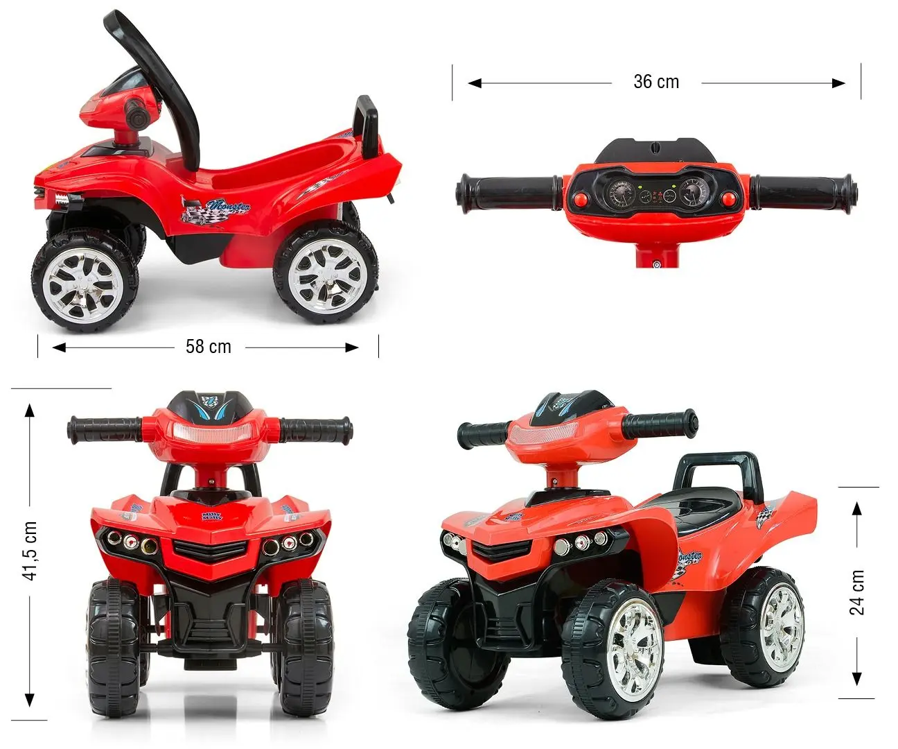 Tolocar Milly Mally Monster (Red) - 6