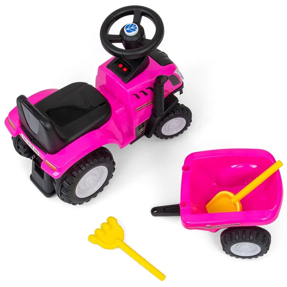 Tolocar Milly Mally New Holland T7 Traktor (Pink) - 4