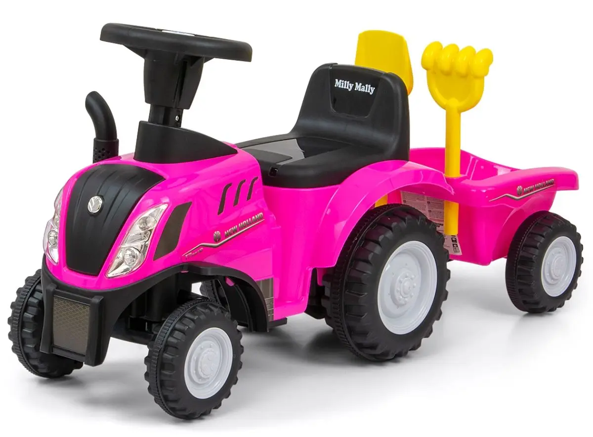 Tolocar Milly Mally New Holland T7 Traktor (Pink)