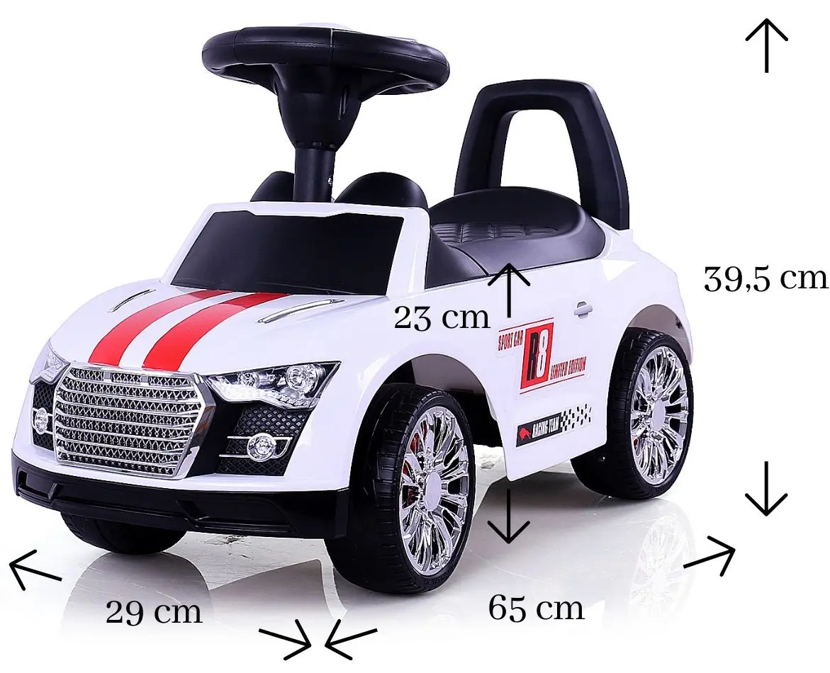 Tolocar Milly Mally Racer (White) - 3