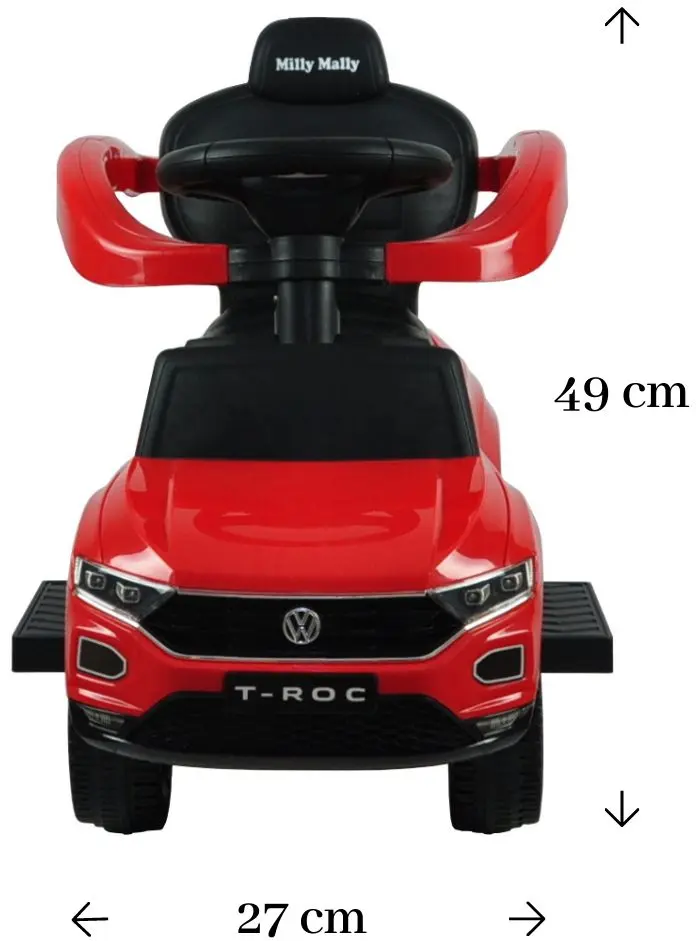 Толокар Milly Mally Volkswagen T-Rock (Red) - 5