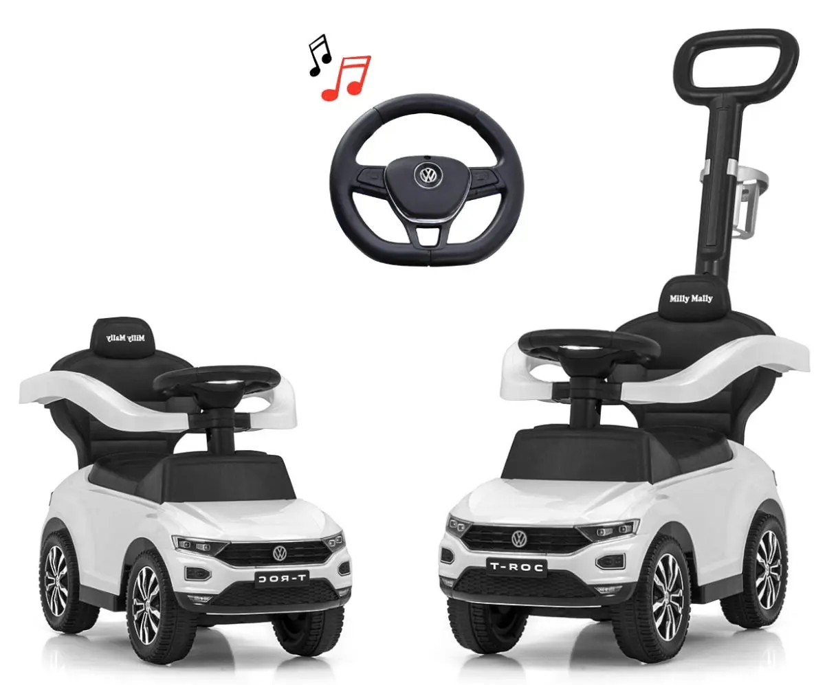 Толокар Milly Mally Volkswagen T-Rock (White) - 3