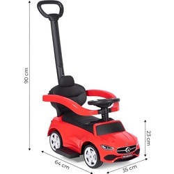 Толокар 3в1 Multistore Mercedes C Class 668 (Red) Thumb