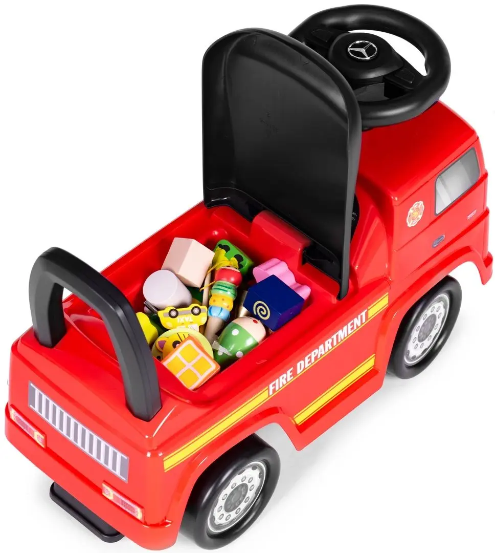 Толокар Multistore Mercedes Fire Truck 3316 (Red) - 2
