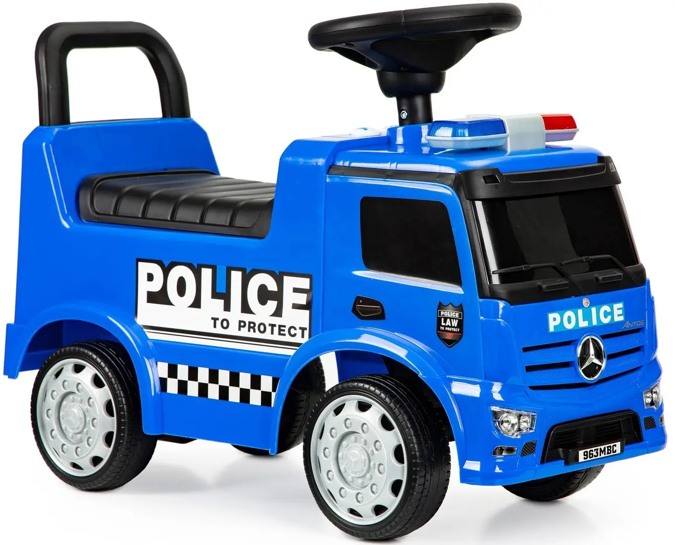 Толокар Multistore Mercedes Police 657-P (Blue)