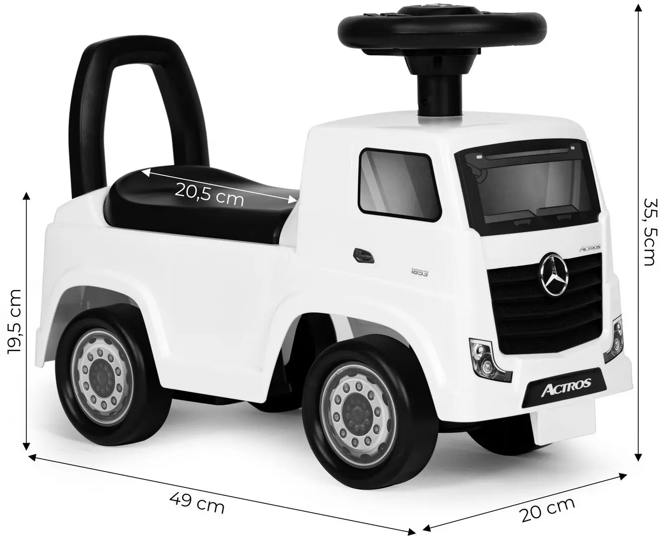 Толокар Multistore Mercedes Truck 3316T (Red) - 7