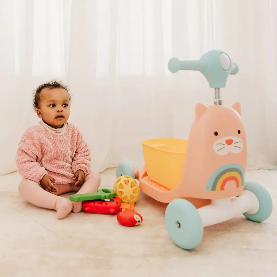 Толокар 3в1 Skip Hop Ride On Cat (Pink) - 6