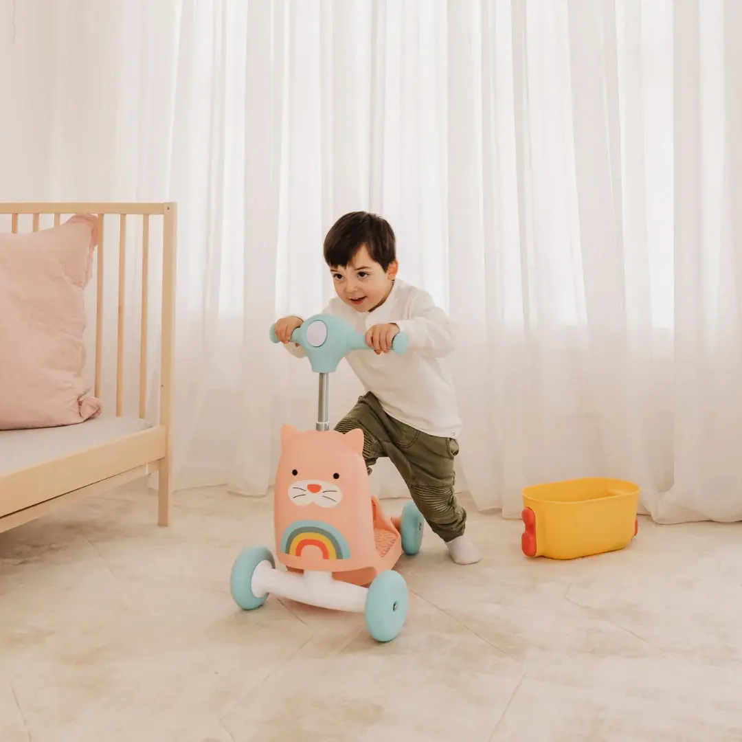 Толокар 3в1 Skip Hop Ride On Cat (Pink) - 8