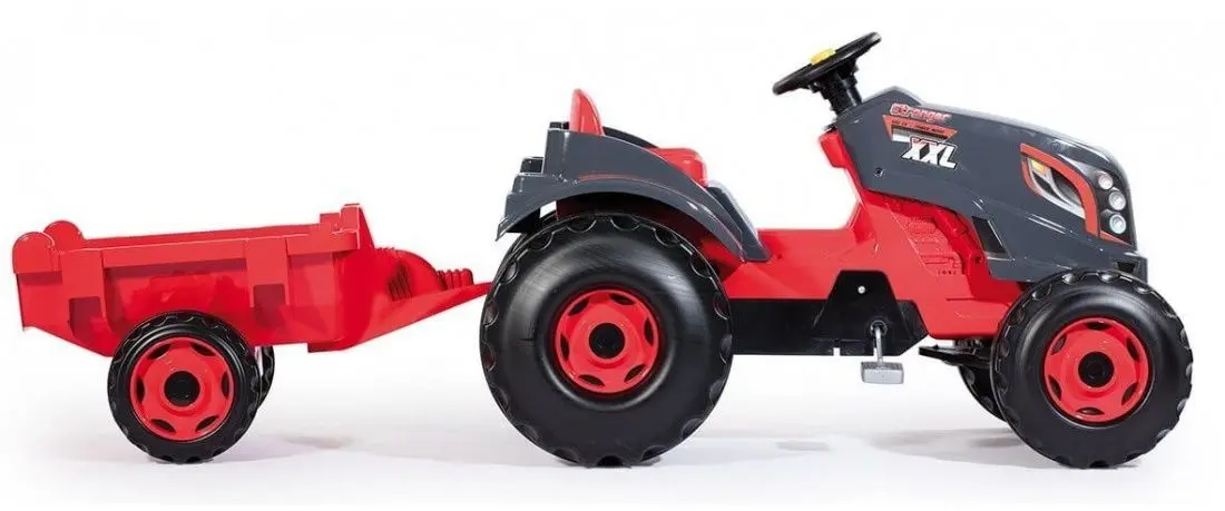 Толокар Smoby Tractor XXL + trailer 710200 (Red) - 3
