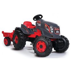 Tolocar Smoby Tractor XXL + trailer 710200 (Red)