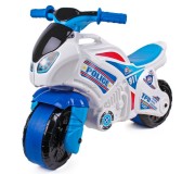 Bicicleta fara pedale ТехноК Police 5125 (Blue/White)