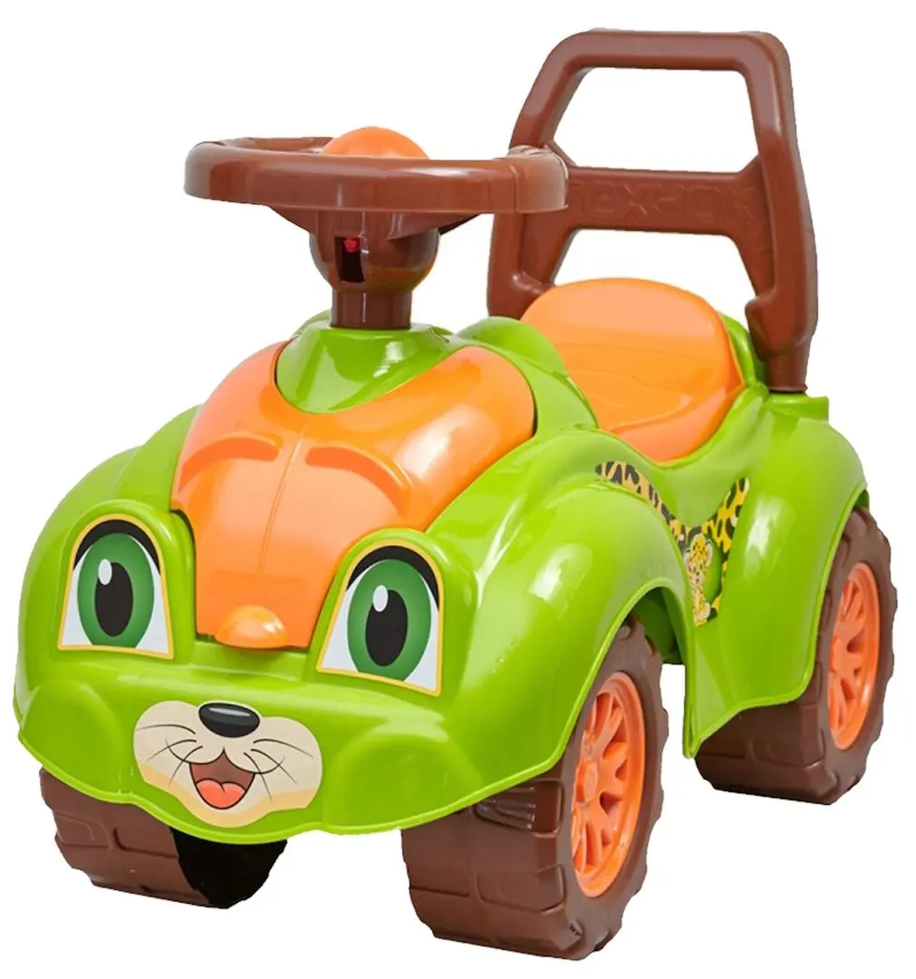 Tolocar ТехноК Mașină pentru plimbare 3428 (Brwon/Green)