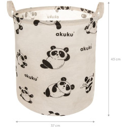 Cos pentru jucarii Akuku Panda A0656 (White) Thumb