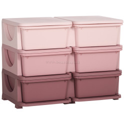 Комод-органайзер Homcom 311-053V00PK (Pink)