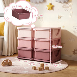 Комод-органайзер Homcom 311-053V00PK (Pink) Thumb