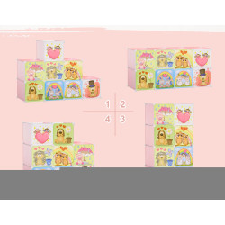 Модульный органайзер для игрушек Homcom 850-171 (Pink) Thumb