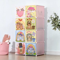 Модульный органайзер для игрушек Homcom 850-171 (Pink) Thumb