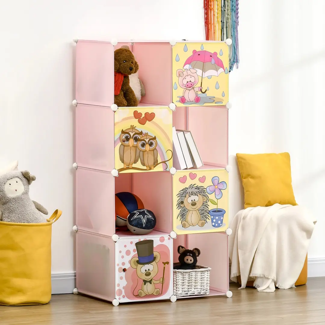 Модульный органайзер для игрушек Homcom 850-171 (Pink)