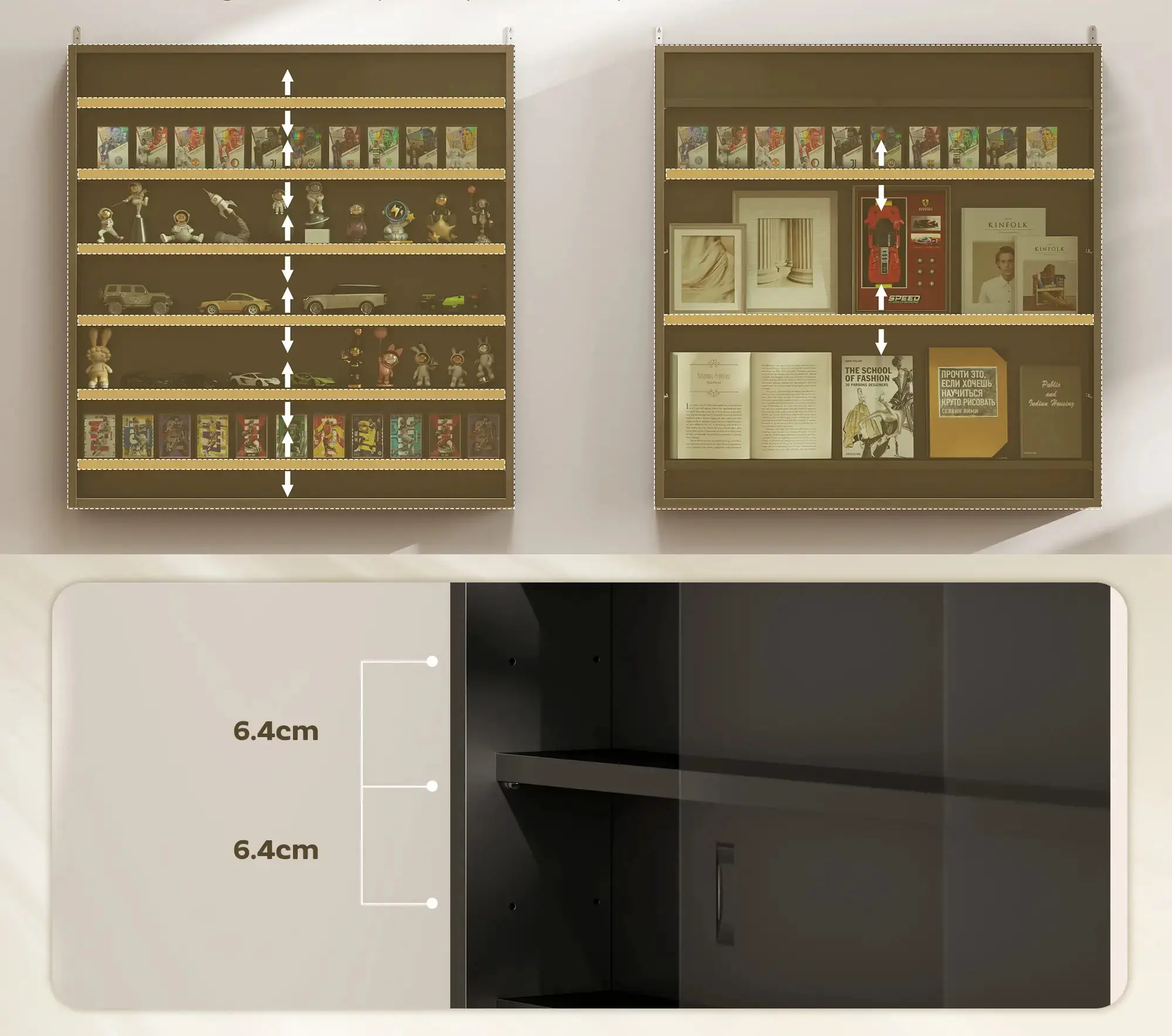 Raft-organizator pentru jucarii Homcom 833-761V82BK (Black) - 6