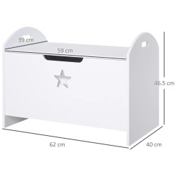 Сундук для игрушек Homcom 311-003 (White) Thumb