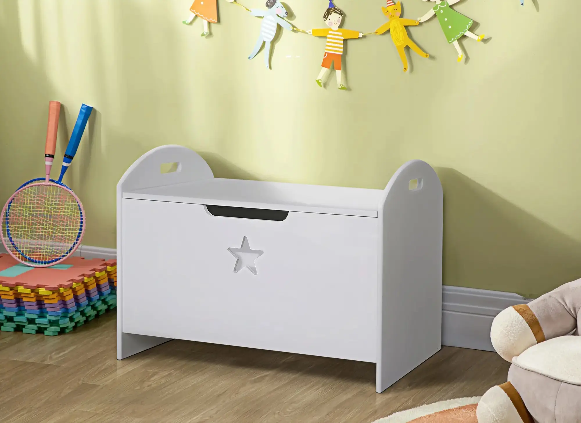Сундук для игрушек Homcom 311-003 (White) - 6