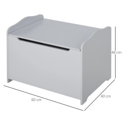 Сундук для игрушек Homcom 311-013GY (Grey) Thumb