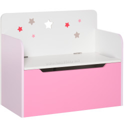 Lada pentru jucarii Homcom 311-018PK (Pink/White)