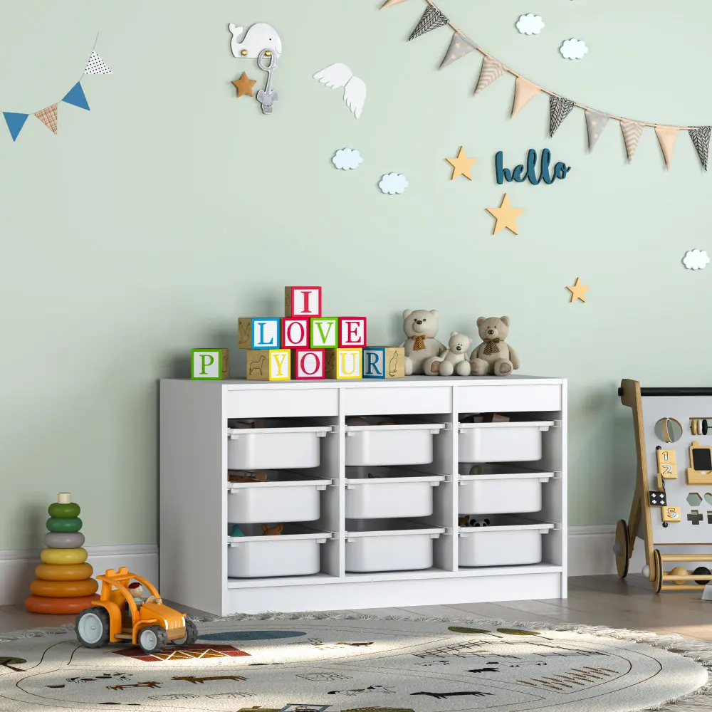 Комод-органайзер Tempo Kondela Trimal NEW (White)