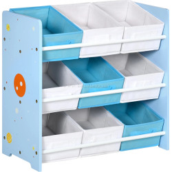 Organizator pentru jucarii Zonekiz 311-055V00BU (Blue/White)