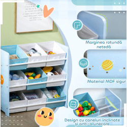 Organizator pentru jucarii Zonekiz 311-055V00BU (Blue/White) Thumb
