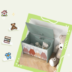 Сундук для игрушек Zonekiz 311-058V80GN (Green) Thumb