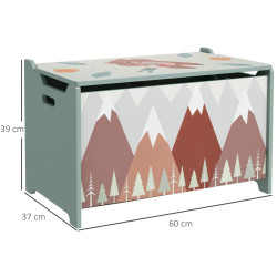 Сундук для игрушек Zonekiz 311-058V80GN (Green) Thumb