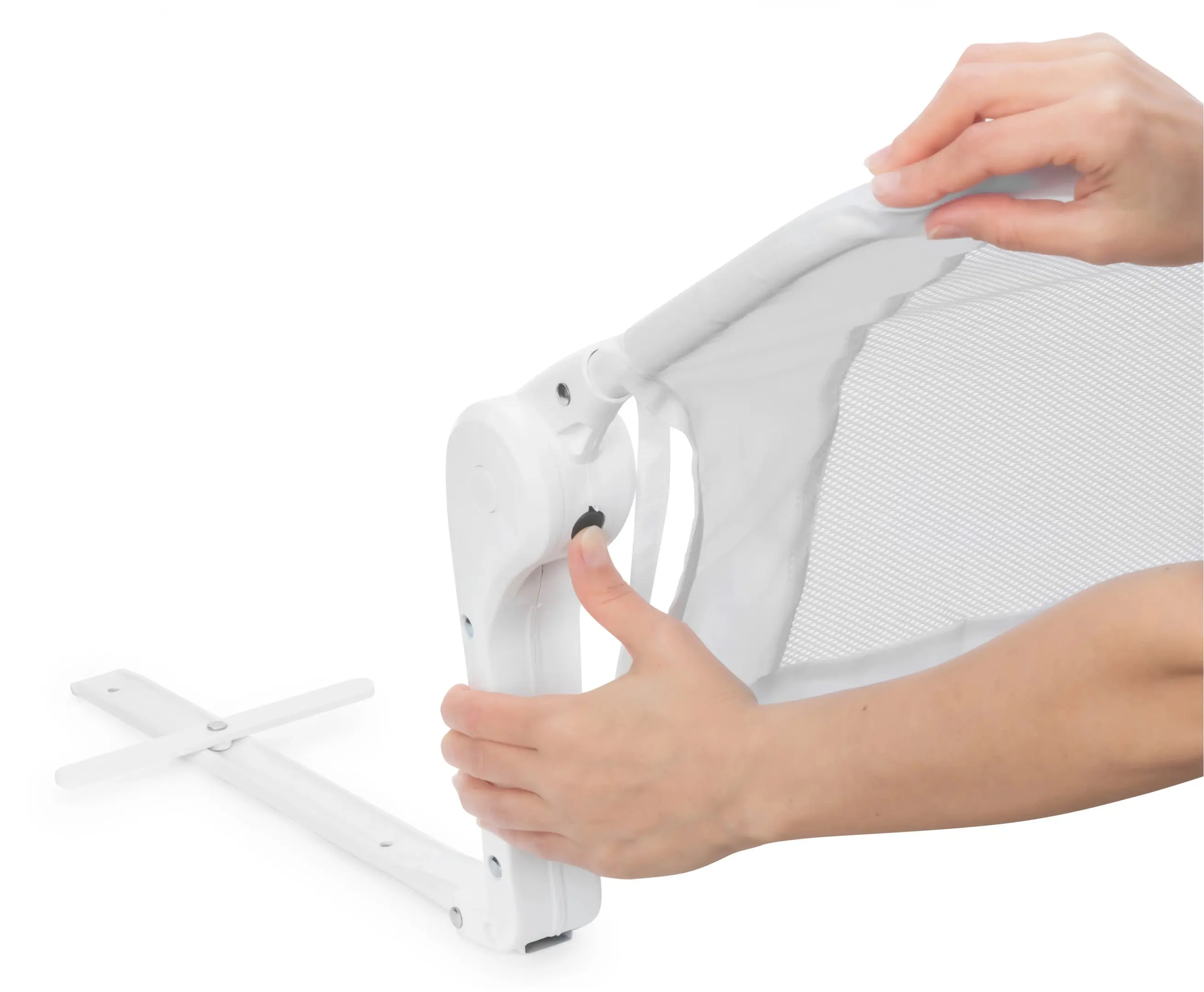 Защитный барьер для кровати BabyJem 120x48.5 (White) - 5