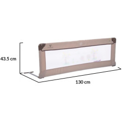 Bariera de protectie pentru pat Cangaroo 102416 (Beige) Thumb
