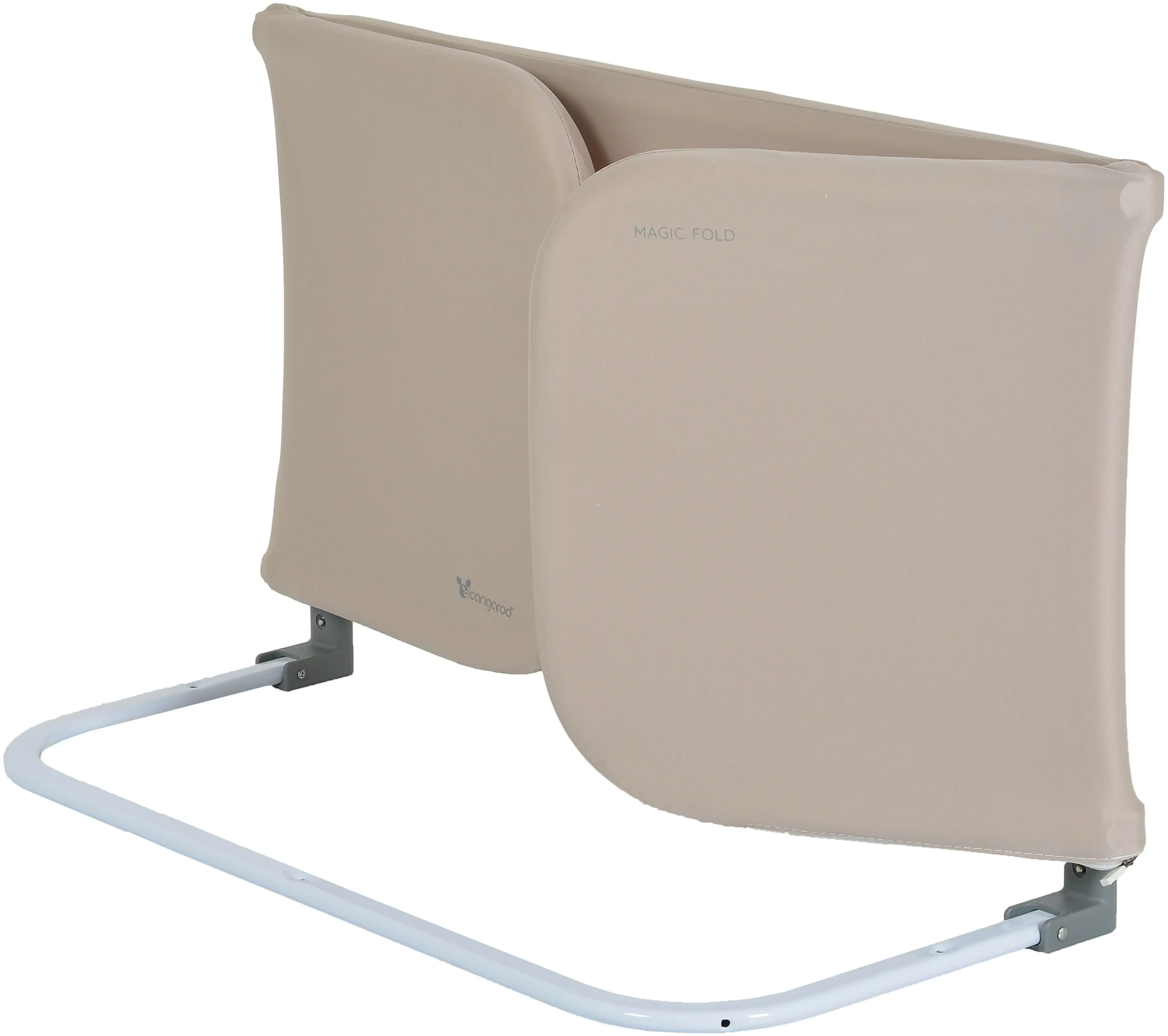 Bariera de protectie pentru pat Cangaroo Magic Fold (Beige) - 4