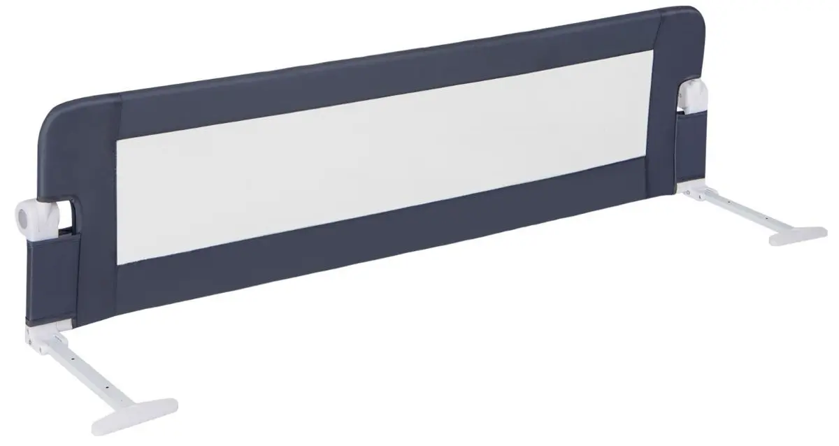 Bariera de protectie pentru pat Costway BS10042GR (Grey)